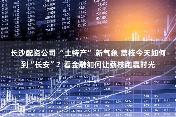 长沙配资公司 “土特产” 新气象 荔枝今天如何到“长安”？看金融如何让荔枝跑赢时光